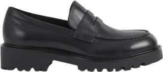 Vagabond Kenova - Zwart Chunky Penny Loafer - Dames - Loafers - Zwart - 41 EU - Leer - Schoenen