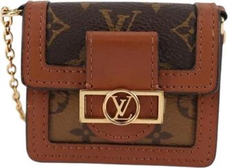 Louis Vuitton Pre-owned Mini Bags, female, Brown, Size: ONE SIZE Pre-owned Dauphine Shoulder Bag