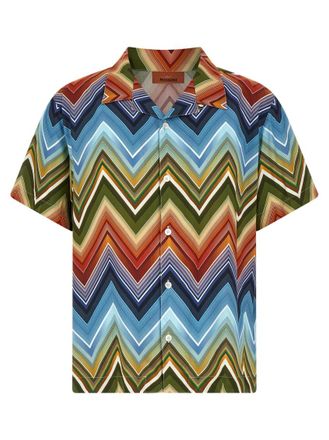 Missoni Multicolor Macro Zigzag Shirt