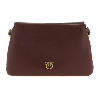 Pinko Triplet Mini Crossbody Bag - Dames - Schoudertassen - Bruin - ONE Size - Leer - Tassen