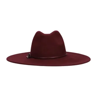 Ted Baker Heetar Fedora - Dames - Accessoires - Rood - Maat: ONE Size Zijde