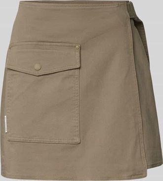 Marc O'Polo Denim Marc OPolo Denim Minirock mit Pattentasche in Oliv, Gr&ouml;&szlig;e S