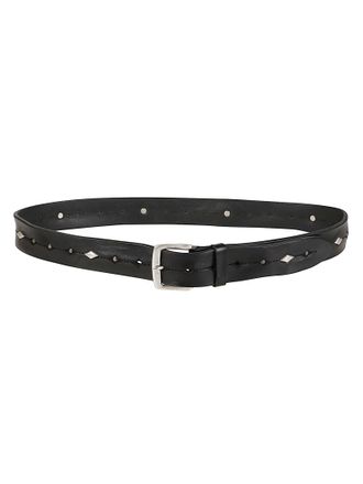 Orciani Bull Soft Calf Leather Metal Accent Belt