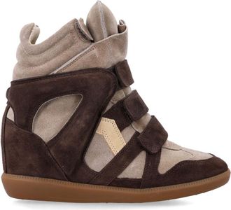 Isabel Marant Brown Color Block Sneakers