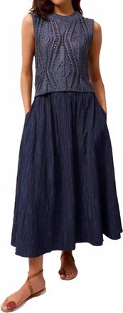 Marie Oliver Womens Sasha Skirt In Naval