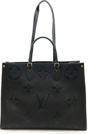 Louis Vuitton Noir Monogram Empreinte Leather Shoulder Bag Tote Bag (Pre-Owned)