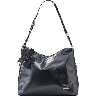 Desigual Faux Leather Shoulder Bag in Black at Nordstrom
