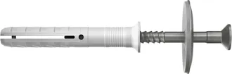 Fischer 50x Taco De Clavo N 6 X 40/10 S D Tornillo De Clavo Y Arandela De Sellado A2 Acero Inoxidable - 050367