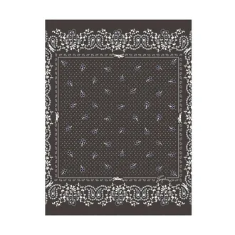 Longchamp French Bandana Silk Scarf 50 - female - Longchamp - Silk Scarves - Multicolor - ONE SIZE - Accessories