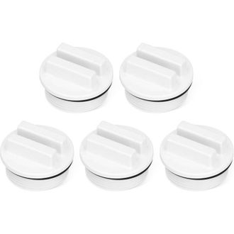 OEM [mai Usato]set Di 5 Tappi Invernali Per Piscina, Tappo Di Ritorno Filettato Da 1 1/2 Con O-ring Per Piscine E Vasche Idromassaggio