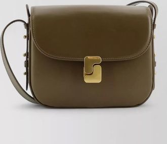 SOEUR mini leather crossbody shoulder bag