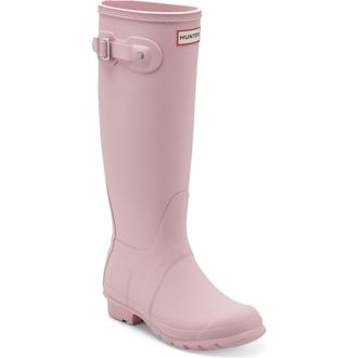 Hunter Original Tall Waterproof Rain Boot in Light Pink at Nordstrom, Size 11