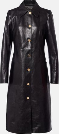 Gucci Interlocking G leather coat