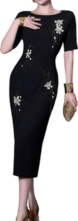 Burryco Short Sleeve Midi Dress