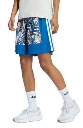 adidas x FARM Rio Premium Shorts in Dark Marine/Talc/Gold at Nordstrom Rack, Size X-Large