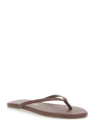 Tkees Womens Sandals Foundations Matte Brown Leather