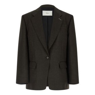 Tela Blazer Miranda - Jackets - Mujer - Marr&oacute;n - XS