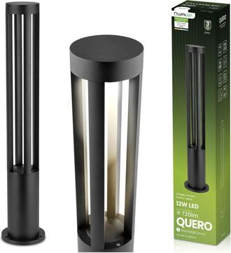 OEM L&aacute;mpara De Jard&iacute;n Exterior De Pie, 12 W, Led 4000 K, Quero, 80 Cm, Lumiled