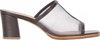 Staud Womens Alessandra Heels In Espresso Mesh