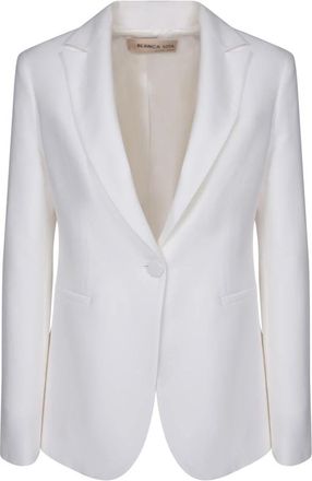 Blanca Vita Gelsemy 9724 Diamante Broek - Dames - Blazers - Wit - 3XL - Jassen