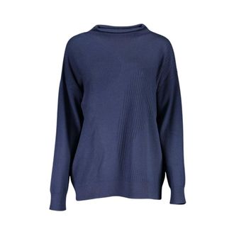GANT Trui met ronde hals - Dames - Truien - Blauw - Maat: XS