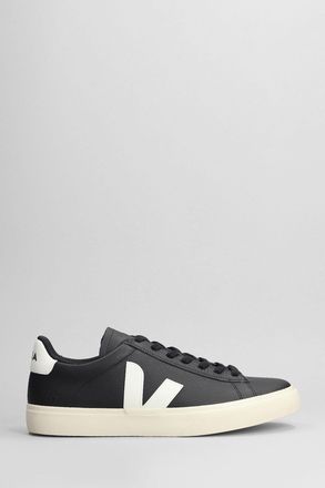 Veja Campo Sneakers In Black Leather
