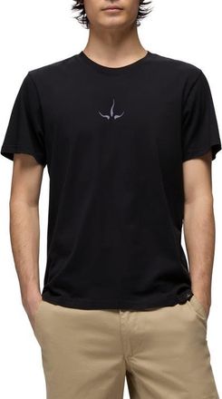 Prana Heritage Logo Organic Cotton Graphic T-Shirt in Black at Nordstrom, Size Xx-Large