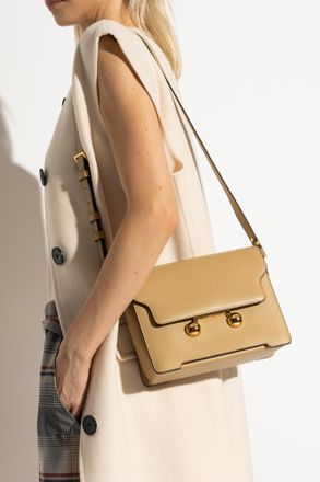 Marni Shoulder Bag Trunkaroo Medium, Womens, Beige