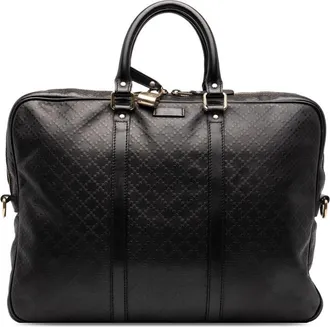 Gucci Pre-owned Gucci Diamante Calfskin Business Bag Unisex R7Y6Y8SXTCJWTXNI