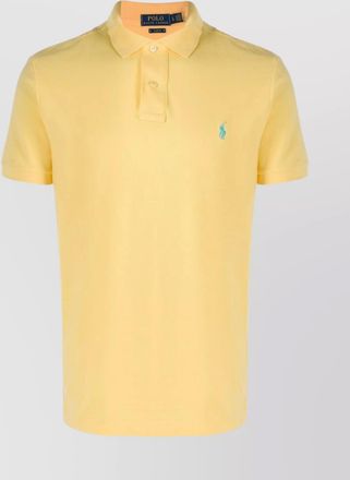 Ralph Lauren t-shirt knit logo collar detail