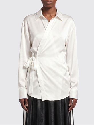 Balenciaga Camicia Wrap in misto seta