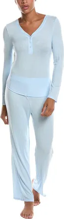 Honeydew Intimates 2Pc Dreamland Long Henley Set