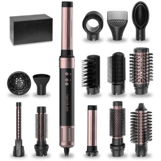 Cecotec Cecotec Bamba CeramicCare 14in1 AirGlam Kit per lo styling dei capelli Nero 1400 W 1,8 m