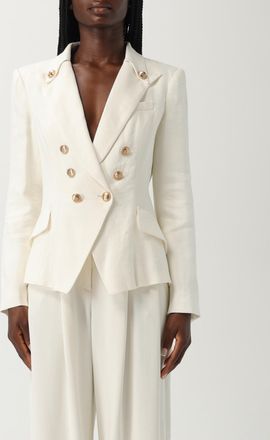 Elisabetta Franchi Blazer doppiopetto Elisabetta Franchi in misto lino