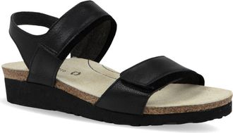 Naot Aisha Arch Pro Sandal in Black Leather at Nordstrom, Size 10Us