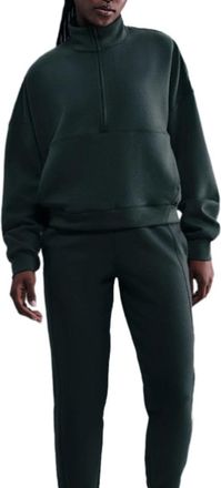 Nike 24.7 ImpossiblySoft Top Womens Seaweed Dri-FIT Oversized JAX1400