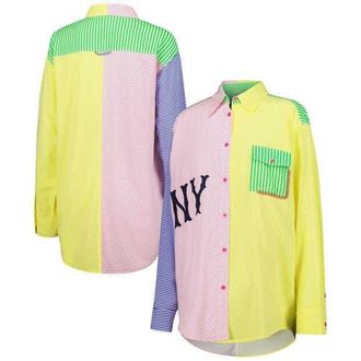 Terez Womens Terez New York Yankees Button-Up Shirt in Red at Nordstrom, Size X-Large