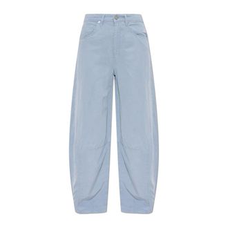 AllSaints Broeken, Dames, Blauw, 2Xs, Linnen, Jett Broeken