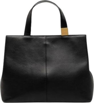 Burberry Pre-owned Handbags, female, Black, Size: ONE SIZE Pre-owned Vintage Tote