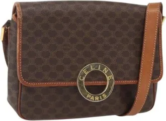 Celine Pre-owned Cross Body Bags, female, Brown, Size: ONE SIZE Pre-owned Vintage Cross Body Bag