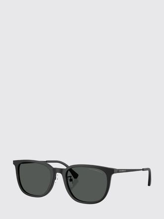 Emporio Armani Occhiali da sole aviatore in acetato e metallo con logo lettering