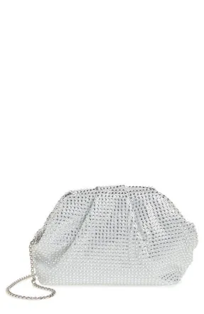 Nina Crystal Frame Satchel in Trusil at Nordstrom
