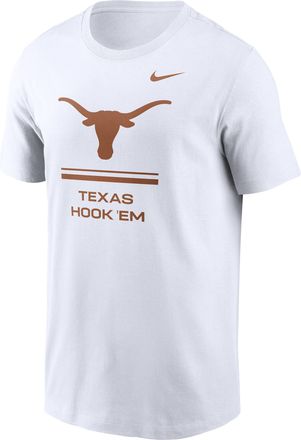 Nike Texas Sideline Nike Mens Dri-FIT College T-Shirt in White | 02ET10ATXE-ZK0