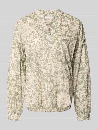 Marc O'Polo Relaxed Fit Langarmbluse aus reiner Baumwolle in Hellgruen, Gr&ouml;&szlig;e 36