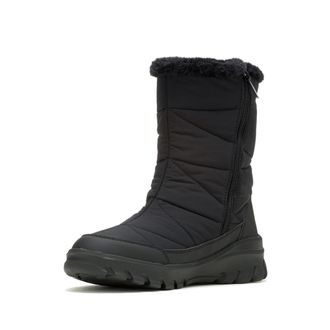 kamik Winterboots KAMIK SNOWDONZIP, Damen, Gr. 38, schwarz, Synthetik, Schuhe Winterboots, Winterstiefel, Winterschuhe, wasserdicht und gef&uuml;ttert