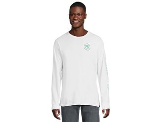 Hurley Illusions Long Sleeve Mens T Shirt White : 2XL, Cotton