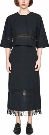 Mirth Lombok Midi Skirt In Black