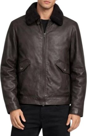 The Jack Leathers Heren, Jassen, Bruin, Maat: XL Leer