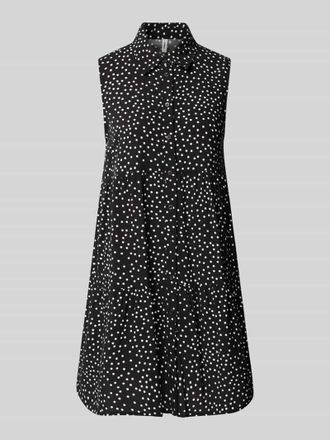 Only Ausgestelltes Hemdblusenkleid aus reiner Viskose Modell THEA in Black, Gr&ouml;&szlig;e XL