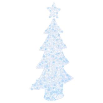 vidaXL &Aacute;rbol De Navidad Con 160 Led Fr&iacute;o 150 Cm Acr&iacute;lico Vidaxl